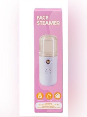 Portable Facial Mister Nano Spray Compact Hydration Device NWT